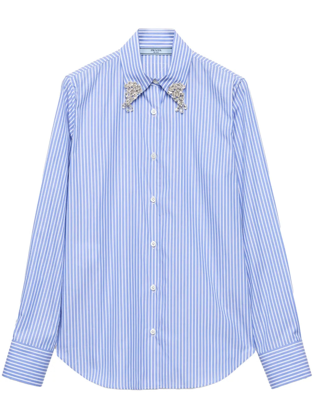 Embroidered Stripe Shirt