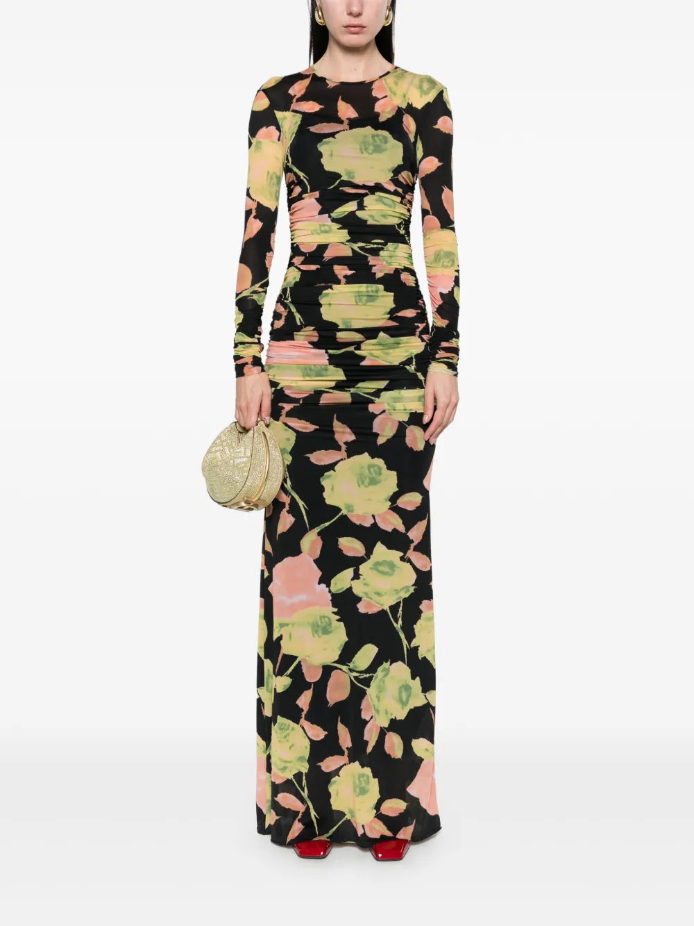 Floral-Print Maxi Dress