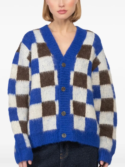 Checkered Cardigan
