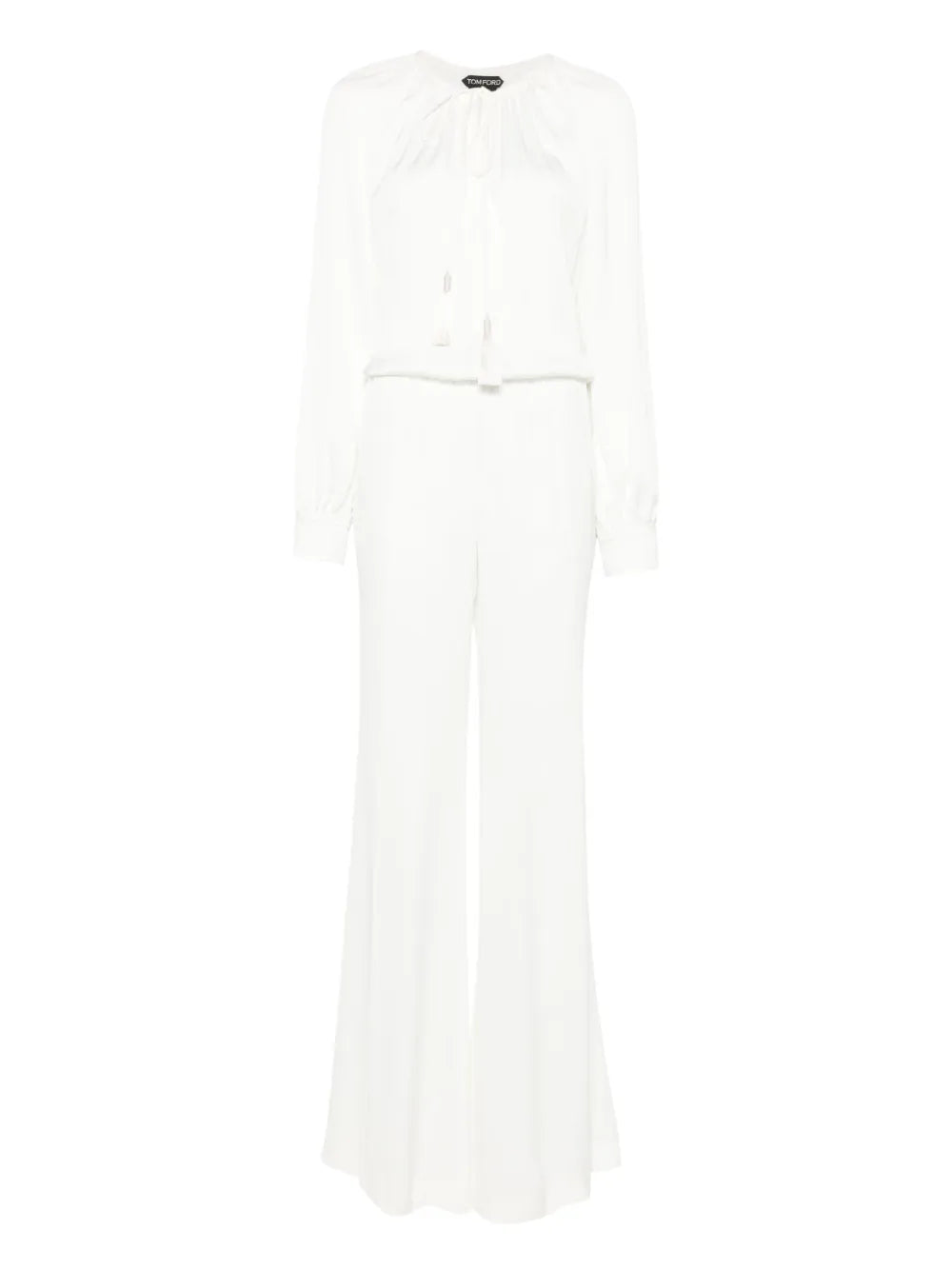 Tie-Neck Jumpsuit