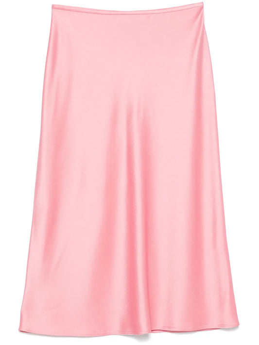 Satin Midi Skirt