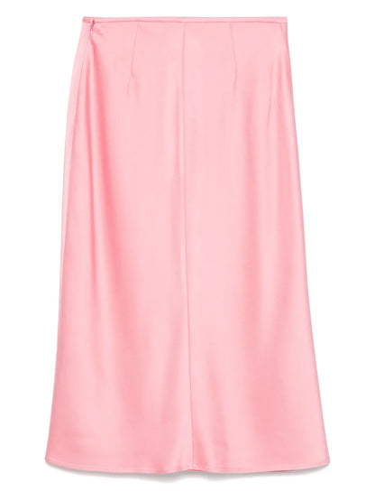 Satin Midi Skirt
