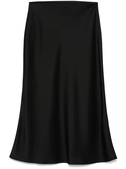 Satin Midi Skirt