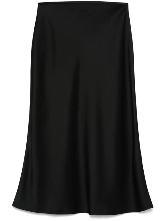 Satin Midi Skirt