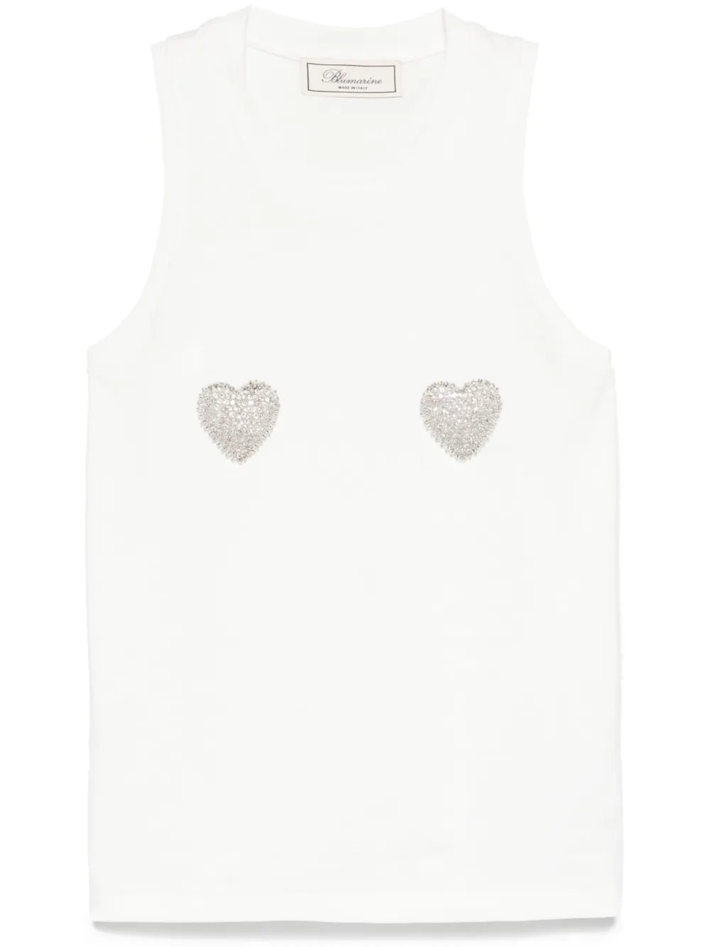 Beaded-Hearts Tank Top