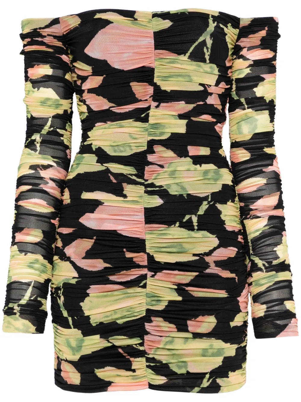 Floral-Print Mini Dress