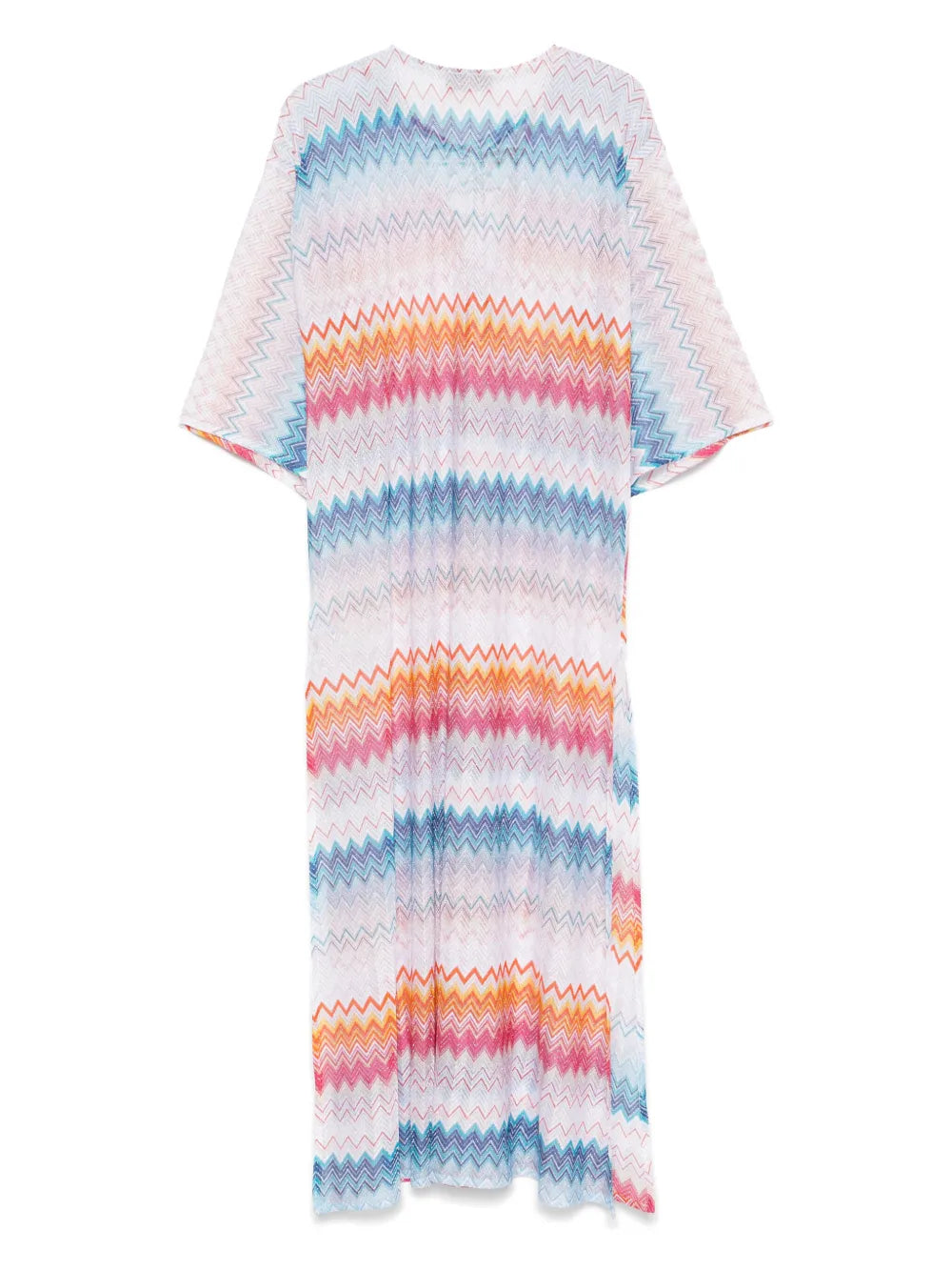 Zigzag Lamé Maxi Dress