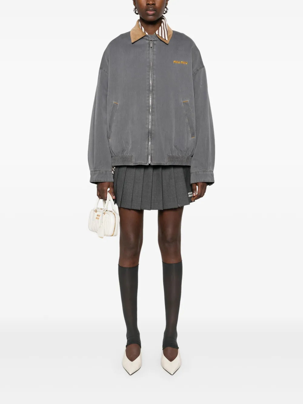 Pleated Mini Skirt