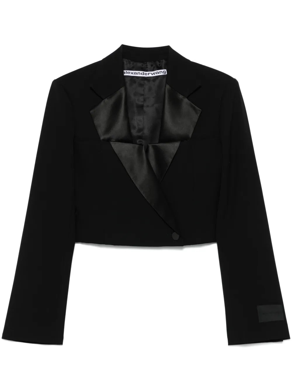 Double-Breasted Cropped Blazer