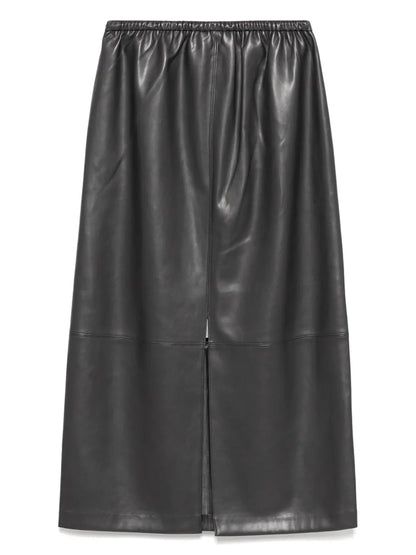 Faux-Leather Skirt