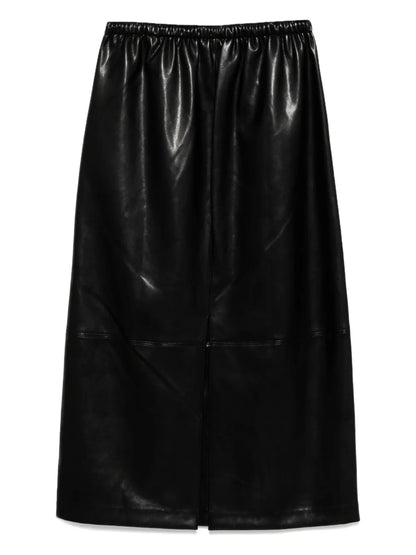 Faux-Leather Skirt