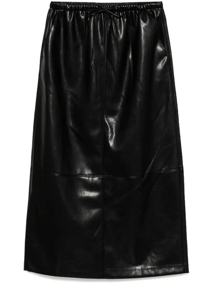 Faux-Leather Skirt