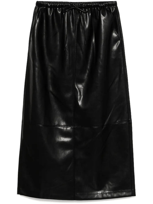 Faux-Leather Skirt
