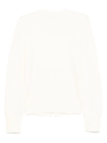 Buttoned-Hem Jumper