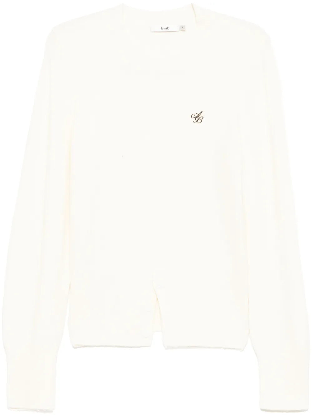 Buttoned-Hem Jumper