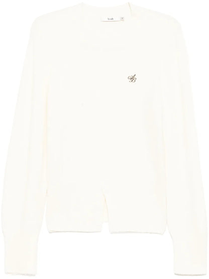 Buttoned-Hem Jumper