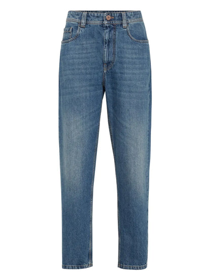Logo-Patch Jeans