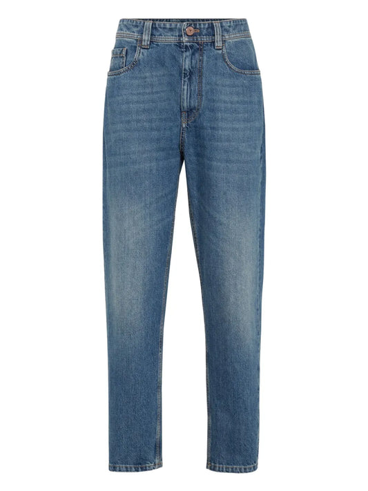 Logo-Patch Jeans