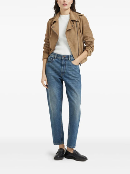 Logo-Patch Jeans