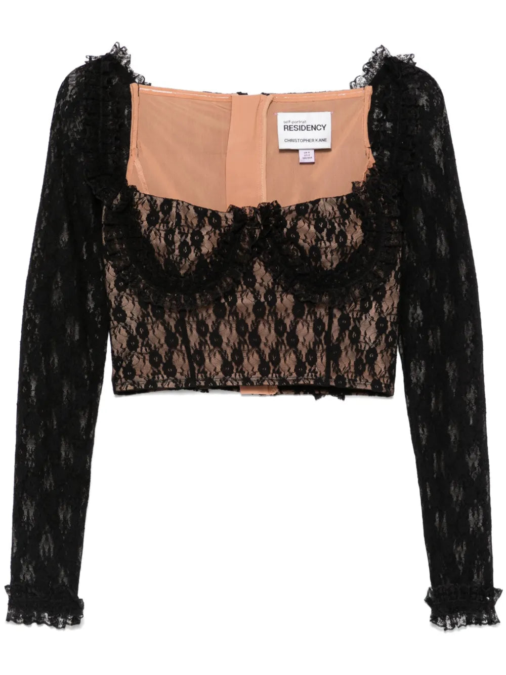 Lace Ruffle Top