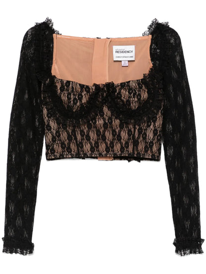 Lace Ruffle Top
