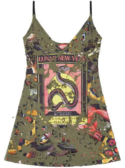 New Year Of The Snake Capsule Mini Dress