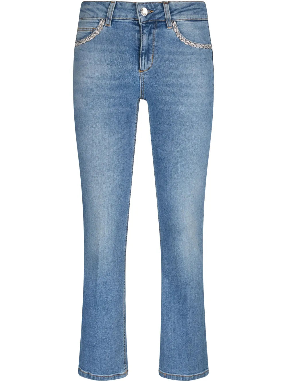 Cropped Bootcut Jeans