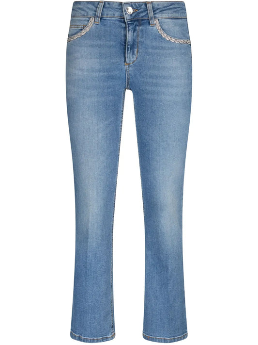 Cropped Bootcut Jeans