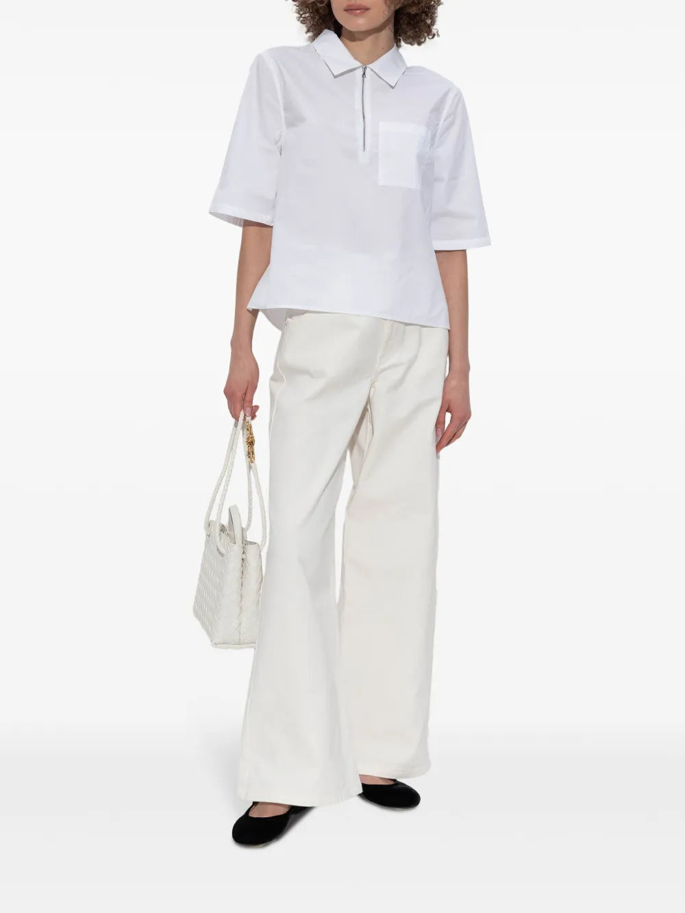 Poplin Polo Shirt