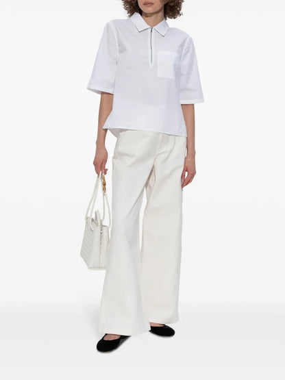 Poplin Polo Shirt