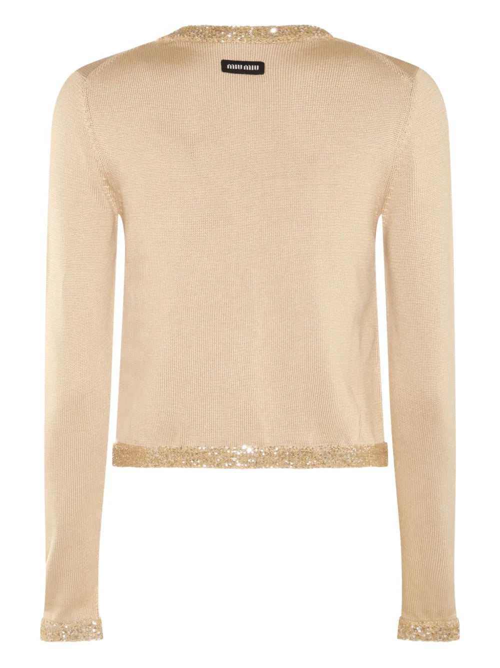 Sequinned Cropped Cardigan