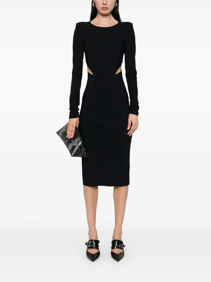 Cut-Out Midi Dress