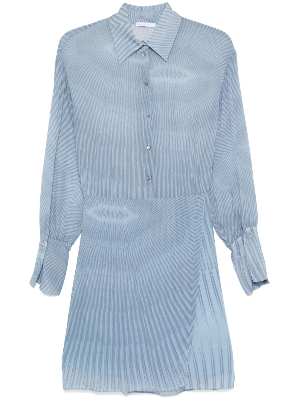 Abstract-Print Midi Dress