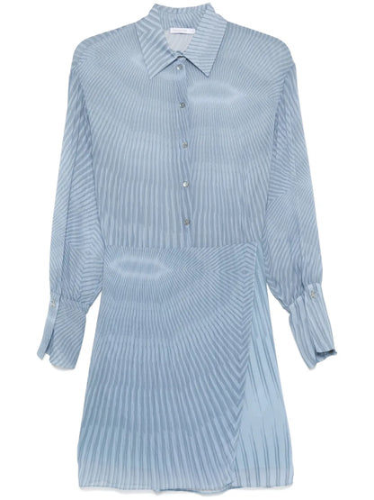 Abstract-Print Midi Dress