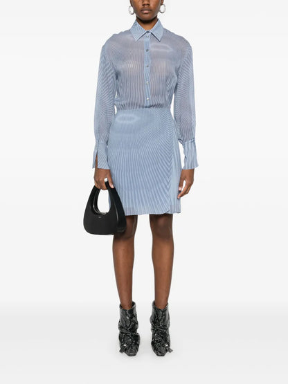 Abstract-Print Midi Dress