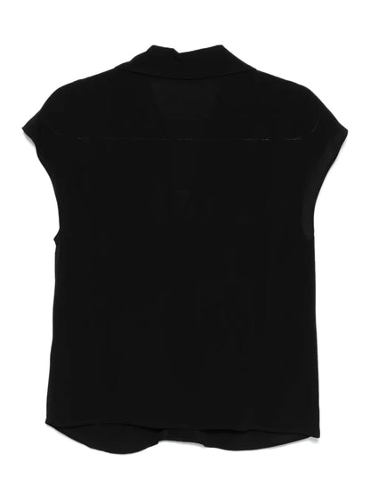 Chain-Detail Blouse
