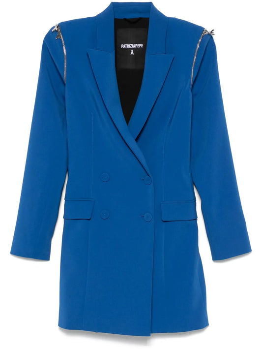 Detachable-Sleeves Mini Dress