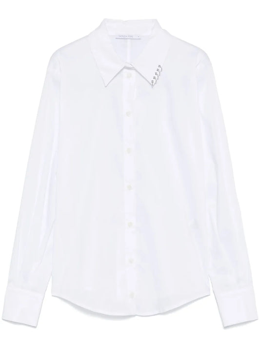 Piercing-Detail Shirt