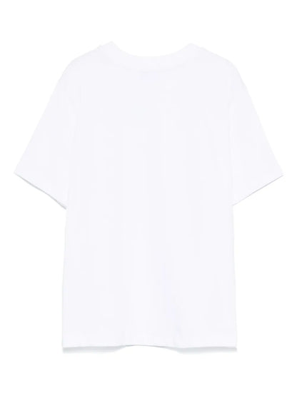 Embossed-Slogan T-Shirt