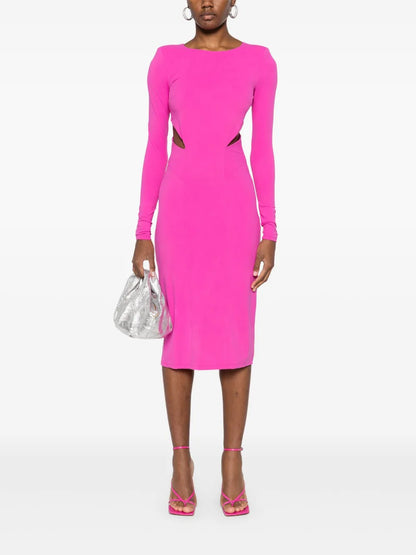 Cut-Out Midi Dress