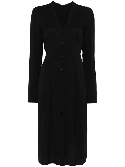 Crepe Midi Dress