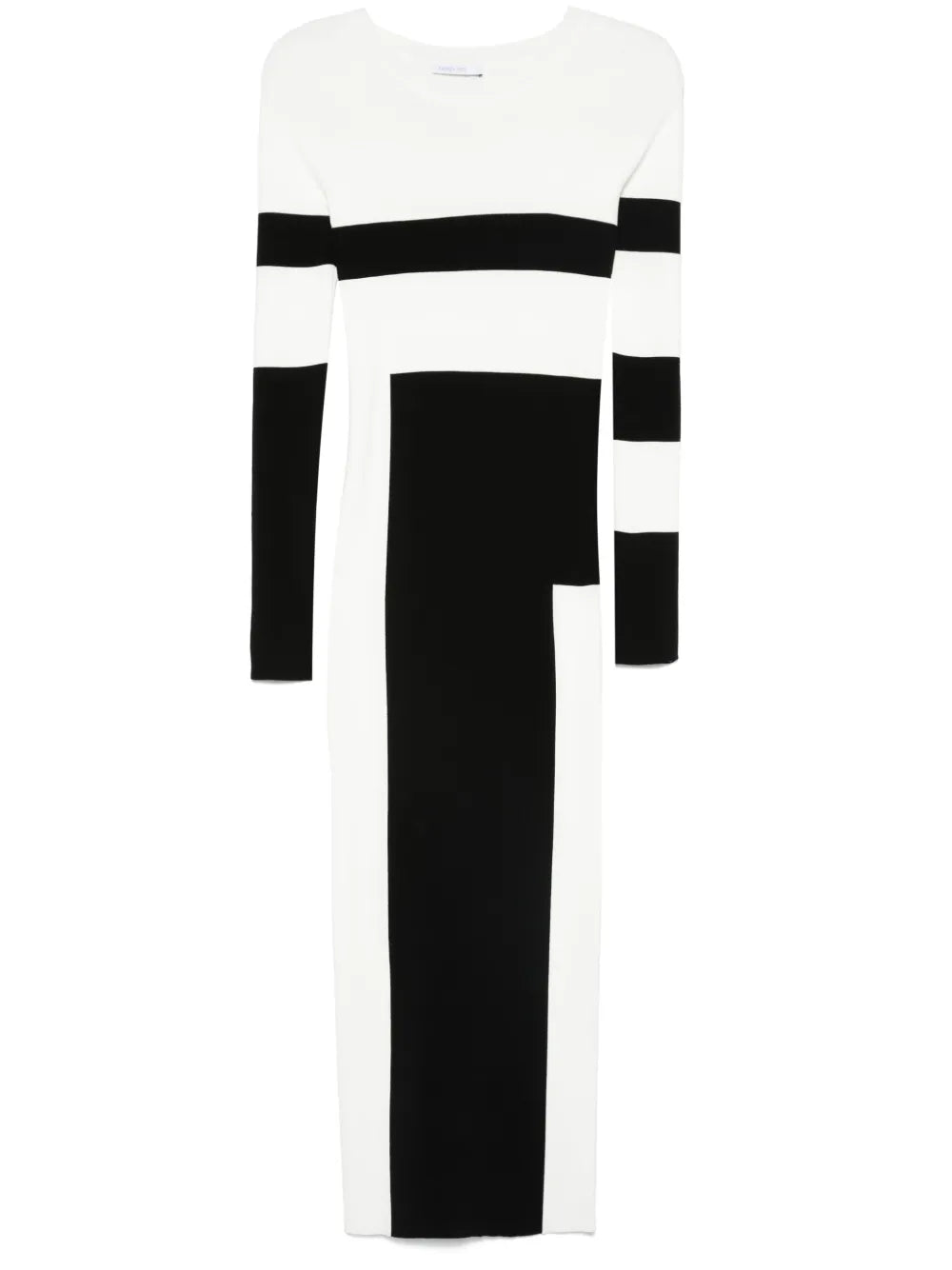 Colour-Block Midi Dress