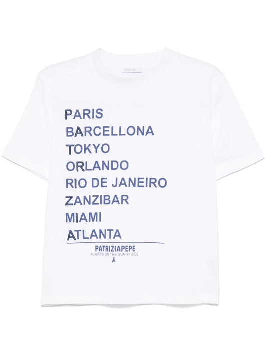 Text-Print T-Shirt