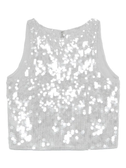 Dégradé-Effect Sequined Top