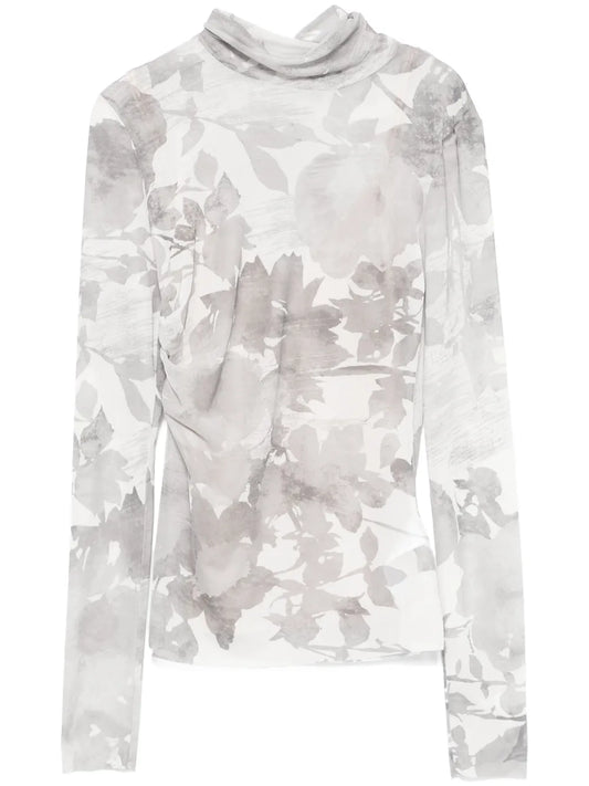 Floral-Print Top
