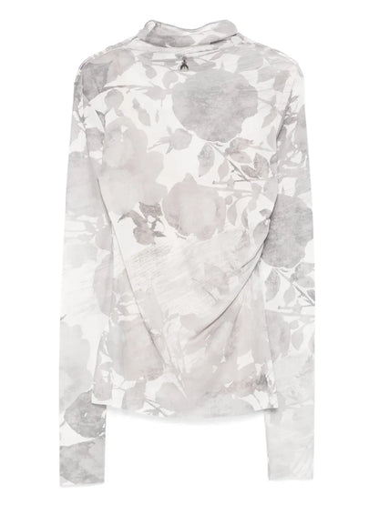 Floral-Print Top