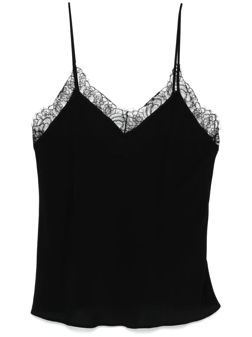 Lace-Trim Tank Top