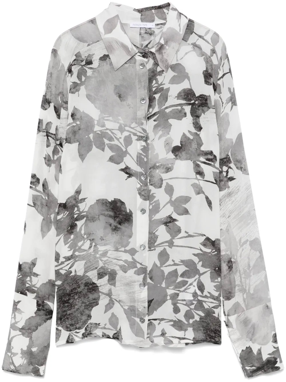 Floral-Print Blouse