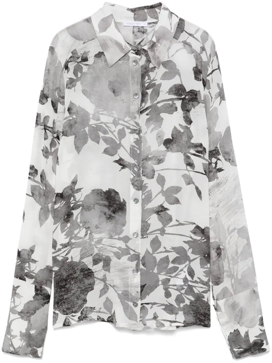 Floral-Print Blouse