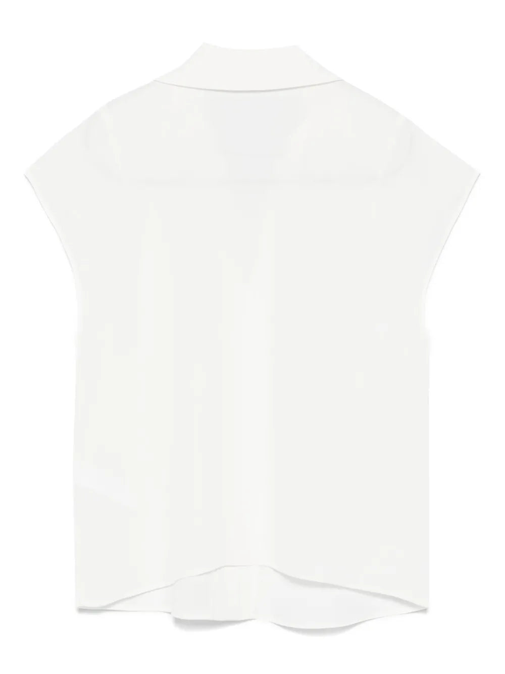 Cufflink-Detail Blouse